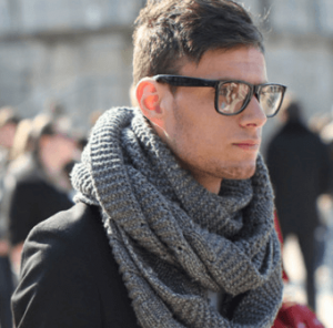 マフラーの巻き方メンズ 男子学生の学ラン コート ブレザー編 Ami S Diary