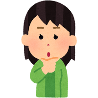 質問する女性のイラスト