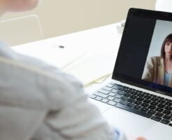 ビデオ会議の画面のイメージ