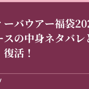 エディーバウアー福袋2024レディースの中身ネタバレと予約方法！復活！